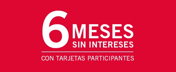 6 meses sin intereses