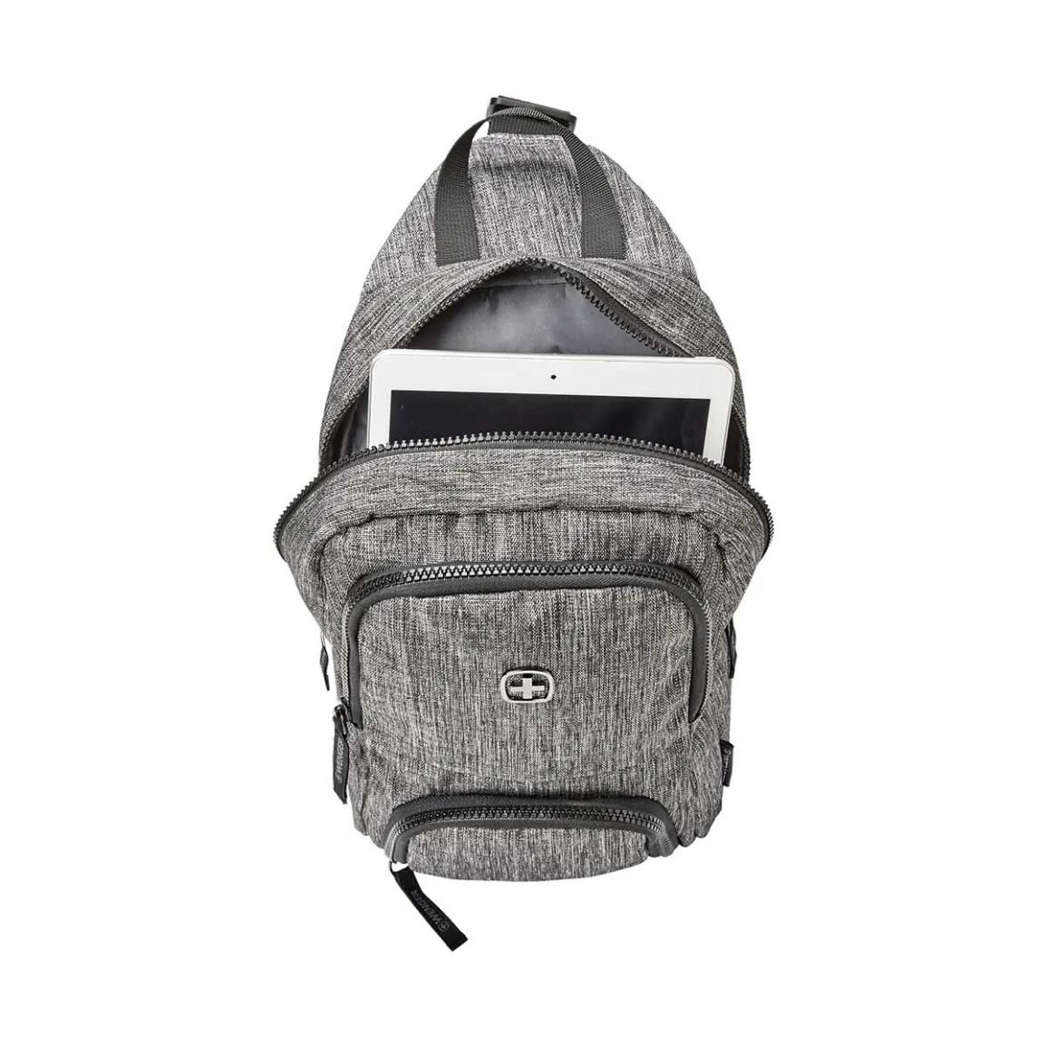 Modern Lifestyle, Console Crossbody Bag, Charcoal Heather